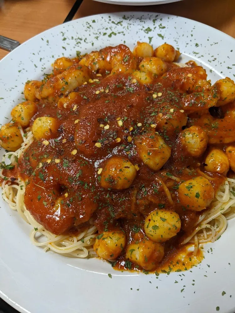 Linguine Scallops and Shrimp